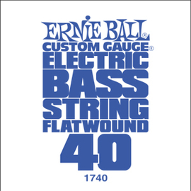 Струна для бас-гітар ERNIE BALL .040 Flatwound Bass P01740, image 